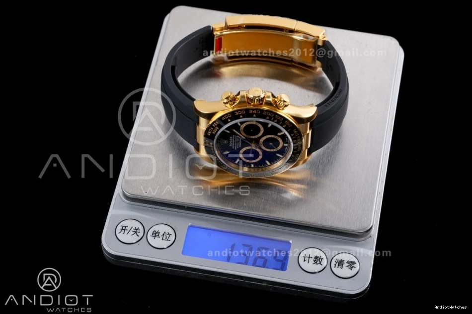 Snug Edition Weight on VSF Black 804 Daytona 126518 Stick Rim Gain Black Strap Dial Oyster-flex 1:1 Sub-dial Marker Gold DD Best 0203